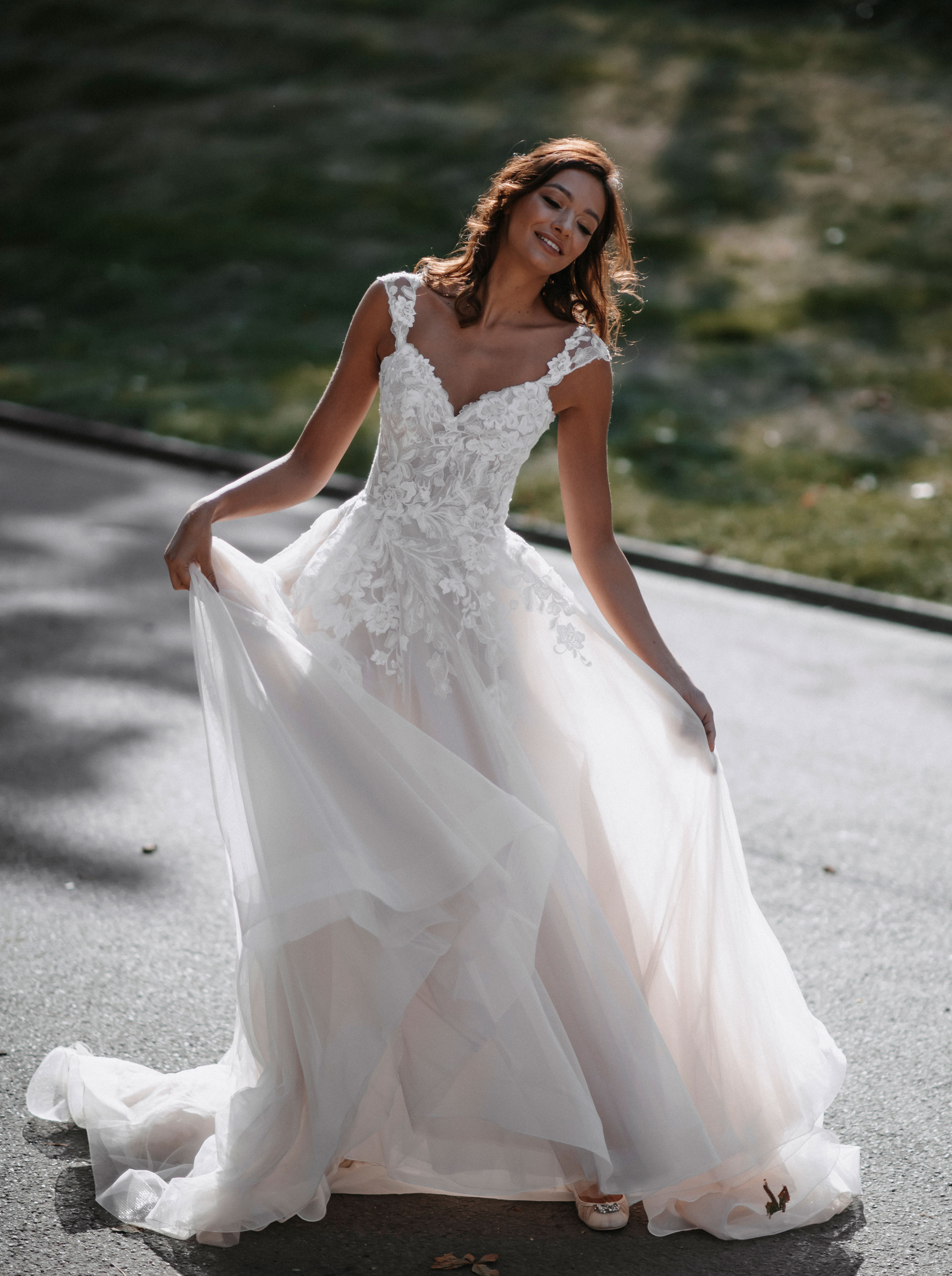 Dreamy by Diane Legrand 70814 wonderful wedding dress with A line silhouette